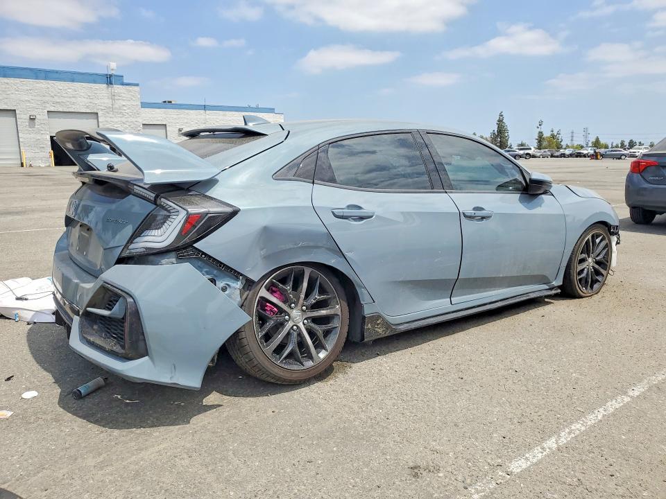 2021 Honda Civic VIN SHHFK7H44MU427014 COPART salvage auction — FRONT END, Ca - Salvage Certificate, sold $5,800 on 2026-07-16 (photo 3)