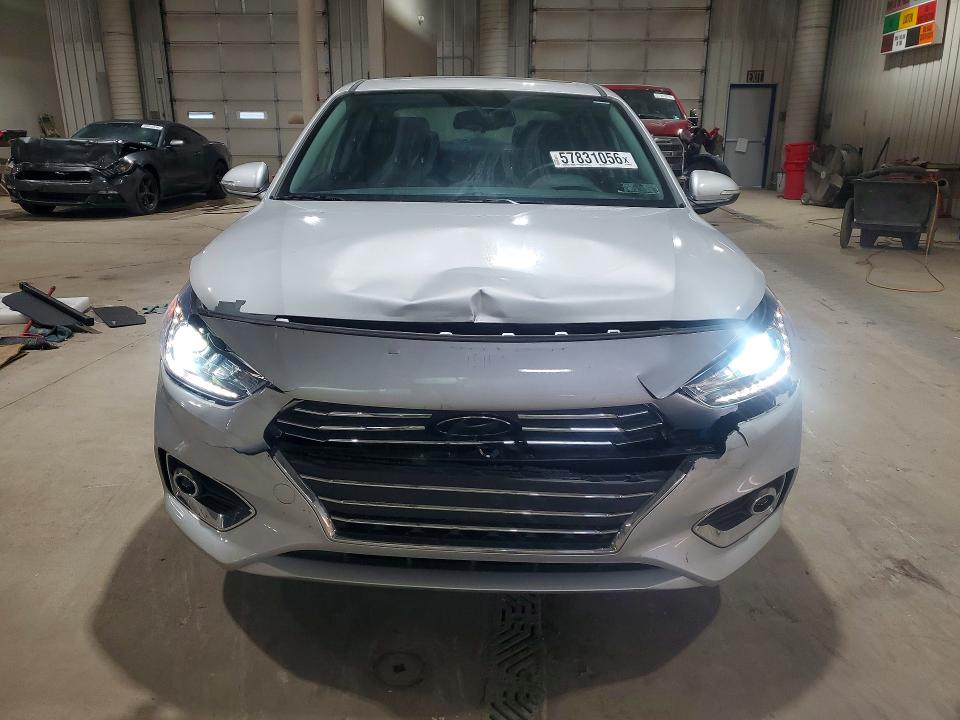 2022 Hyundai Accent VIN 3KPC34A64NE172321 COPART salvage auction — FRONT END, PA - CERTIFICATE OF SALVAGE, sold $4,500 on 2026-07-02 (photo 5)