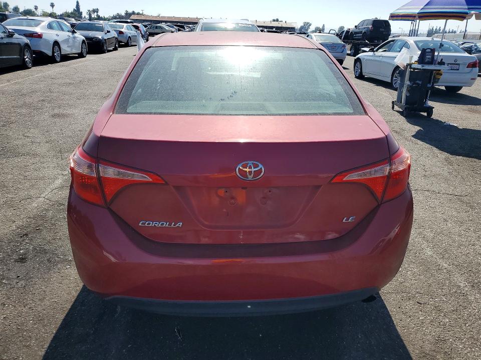 2017 Toyota Corolla VIN 2T1BURHEXHC850818 COPART salvage auction — FRONT END, Ca - Salvage Certificate, sold $2,500 on 2026-07-02 (photo 6)