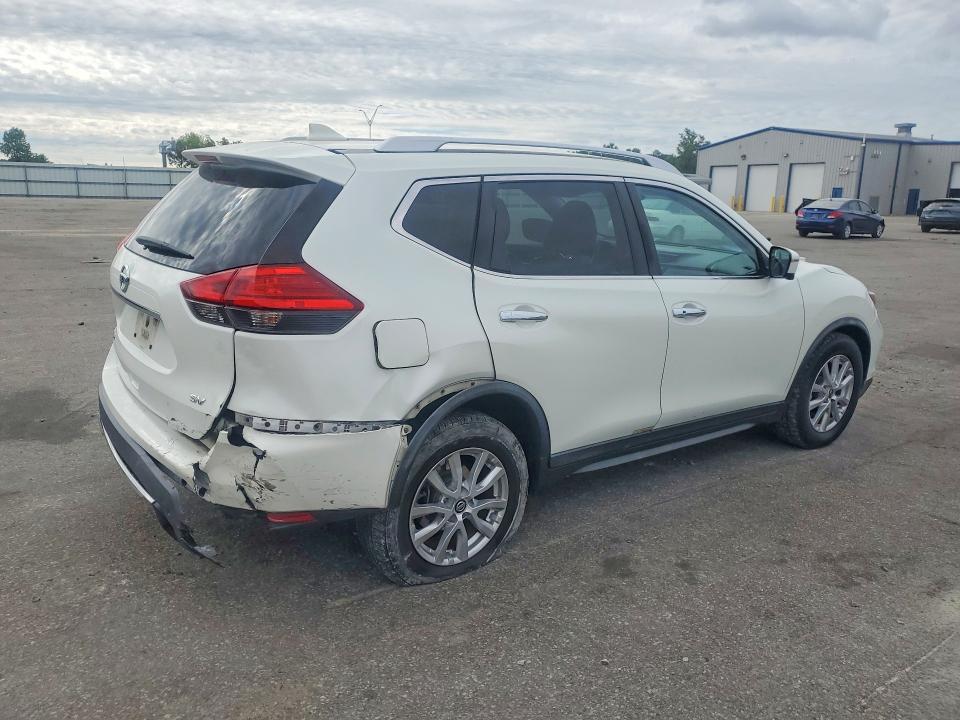 2017 Nissan Rogue VIN KNMAT2MTXHP521614 COPART salvage auction — REAR END, Nc - Salvage Certificate Of Title, sold $1,900 on 2026-07-16 (photo 3)