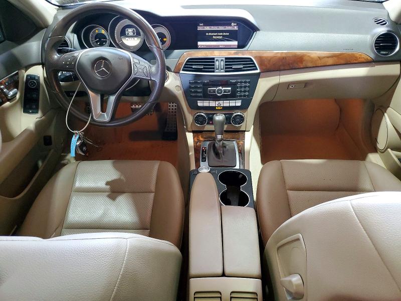 2012 Mercedes-benz C-klasse VIN WDDGF8BB8CR231793 COPART salvage auction — FRONT END, Pa - Certificate Of Salvage, sold $1,550 on 2026-07-13 (photo 8)