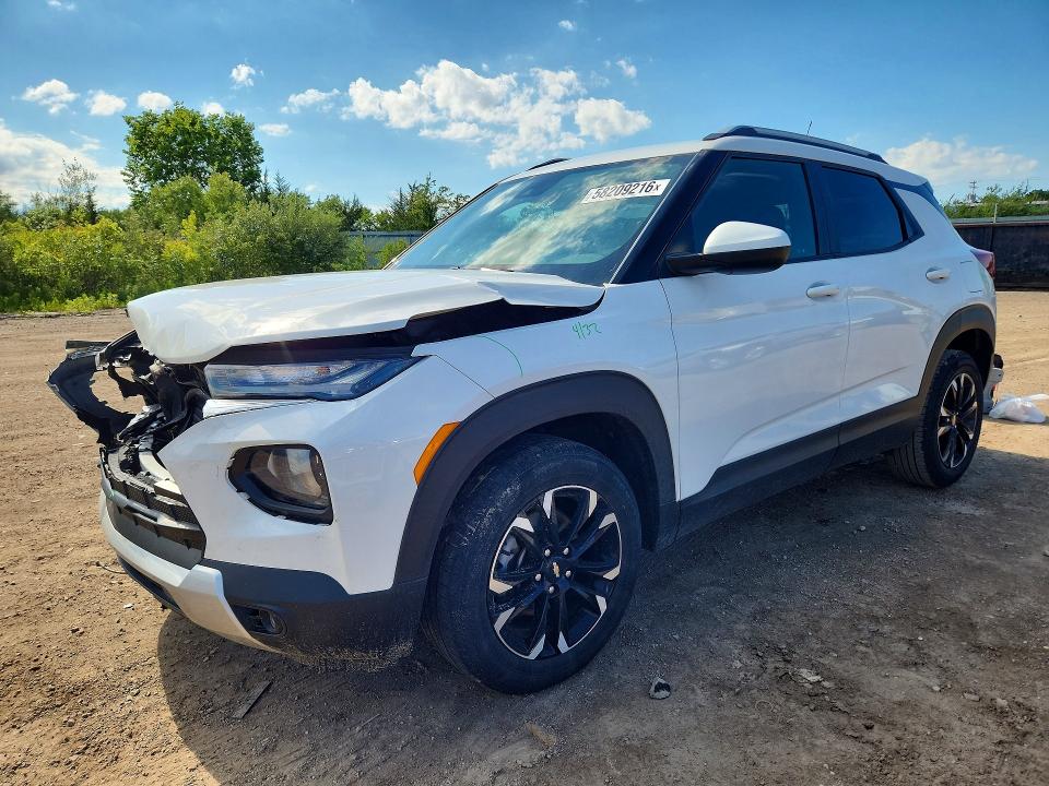2022 Chevrolet VIN KL79MPSL4NB076955 COPART salvage auction — FRONT END, OH - CERT OF TITLE-SALVAGE, sold $3,400 on 2026-07-27 (photo 1)