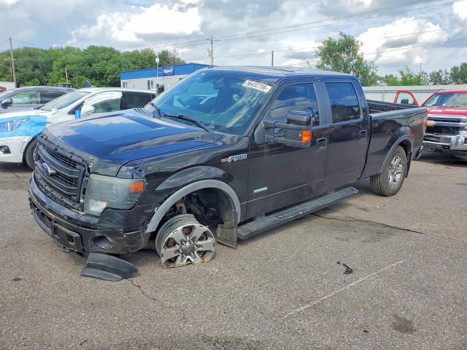 2013 Ford F-150 VIN 1FTFW1ET4DKG49702 COPART salvage auction — REAR END, Wi - Junked Vehicle Bill Of Sale, sold $1,550 on 2026-07-02 (photo 1)