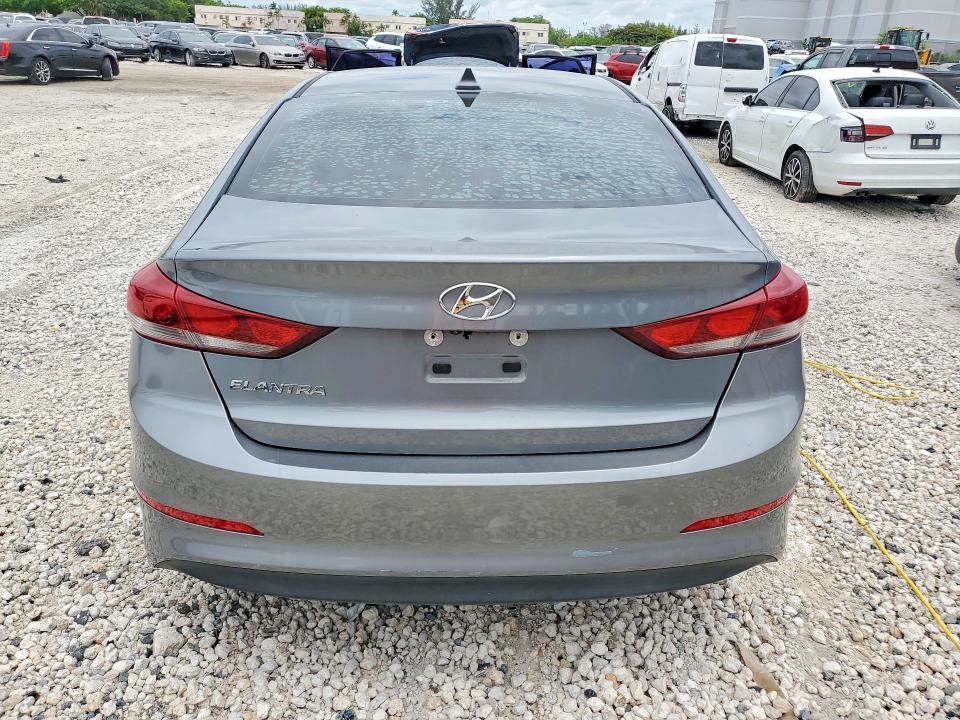 2018 Hyundai Elantra VIN KMHD84LF8JU594943 COPART salvage auction — FRONT END, Fl - Cert Of Title Slvg Rebuildable, sold $1,550 on 2026-07-24 (photo 6)