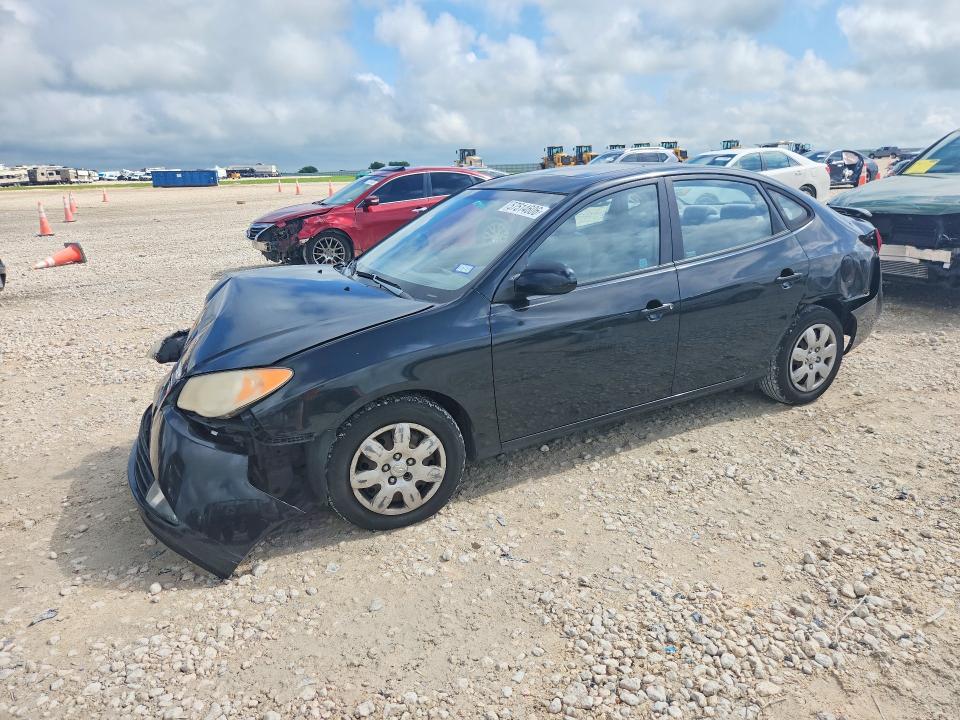 2008 Hyundai Elantra VIN KMHDU46D48U347919 COPART salvage auction — FRONT END, Tx - Salvage Vehicle Title, sold $350 on 2026-07-09 (photo 1)
