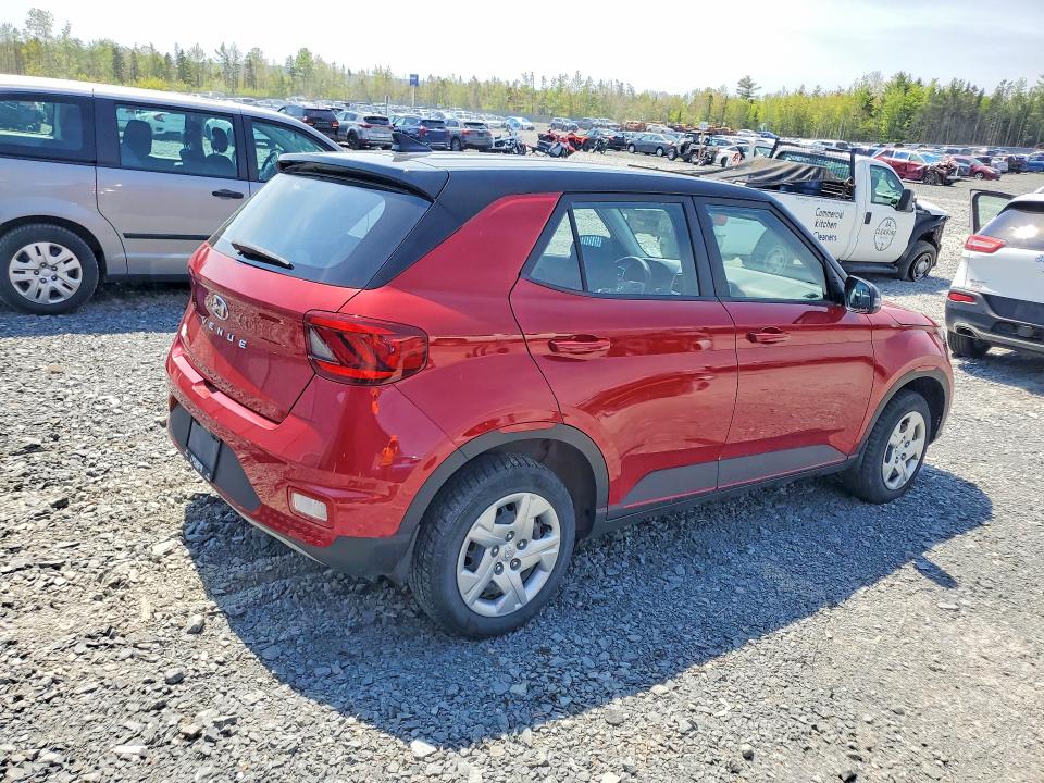 2021 Hyundai Venue VIN KMHRB8A37MU065690 COPART salvage auction — VANDALISM, Ns - Cert Of Registration, sold $2,600 on 2026-07-23 (photo 3)