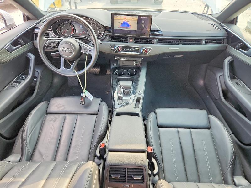 2022 Audi A5 VIN WAUDACF54NA008829 COPART salvage auction — FRONT END, Tx - Salvage Vehicle Title, sold $7,800 on 2026-07-24 (photo 8)