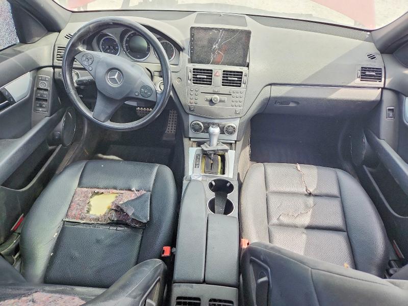 2011 Mercedes-benz C-klasse VIN WDDGF8BB2BR159021 COPART salvage auction — VANDALISM, Mi - Certificate Of Title, sold $650 on 2026-07-09 (photo 9)