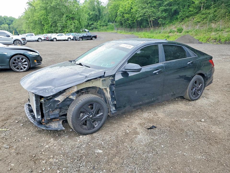 2022 Hyundai Elantra VIN 5NPLM4AG9NH057490 COPART salvage auction — FRONT END, Ny - Mv-907A Salvage Certificate, sold $2,450 on 2026-07-28 (photo 1)