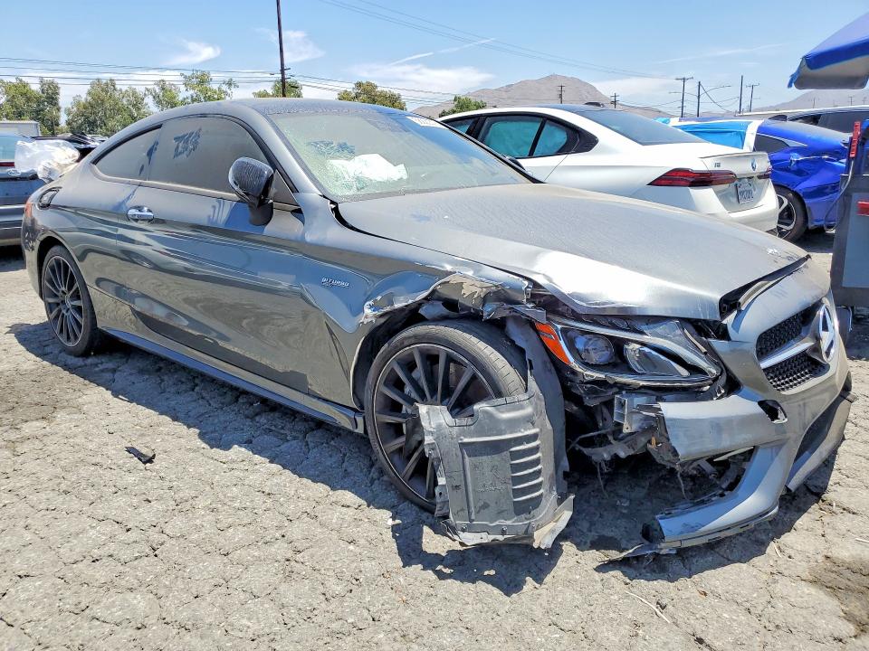 2018 Mercedes-benz VIN WDDWJ6EB9JF761621 COPART salvage auction — FRONT END, Ca - Dis/Dlr/Exp Only Clean Title, sold $14,100 on 2026-07-27 (photo 4)