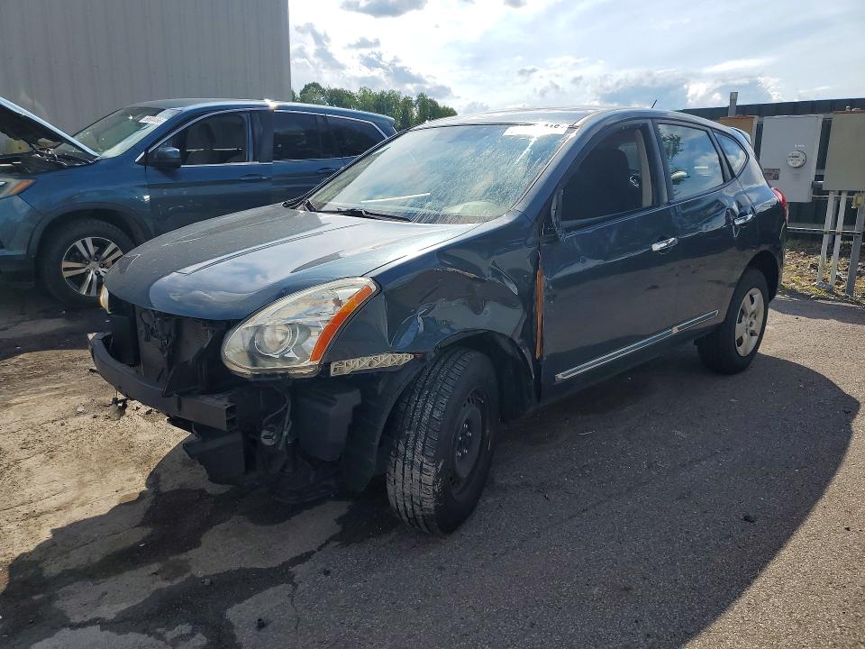 2013 Nissan Rogue VIN JN8AS5MV0DW642307 COPART salvage auction — FRONT END, Pa - Certificate Of Salvage, sold $2 on 2026-07-22 (photo 1)