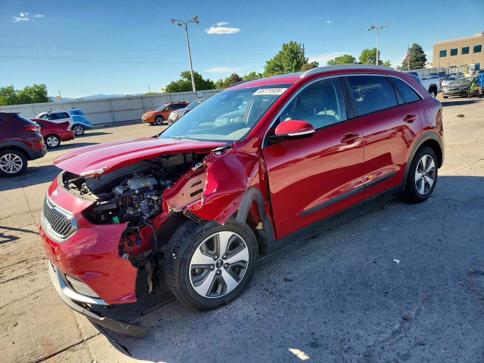 2017 Kia Niro VIN KNDCC3LC3H5072367 COPART salvage auction — FRONT END, Co - Public - Salvage Title, sold $1,950 on 2026-07-29 (photo 1)