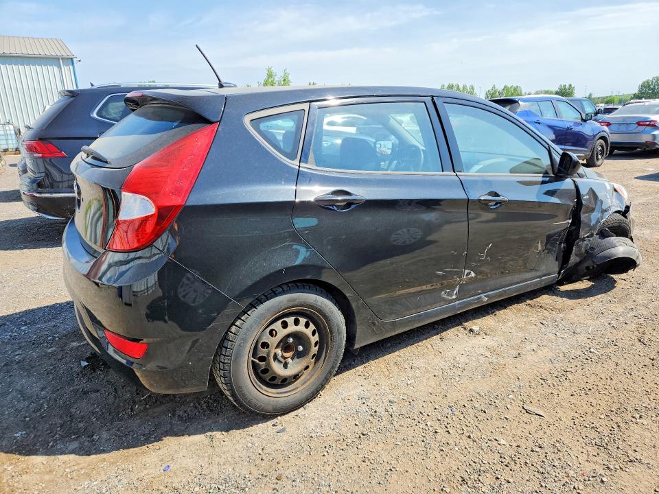 2017 Hyundai Accent VIN KMHCT5AE4HU313659 COPART salvage auction — SIDE, On - Permit No Brand - Unfit, sold $1,050 on 2026-07-28 (photo 3)