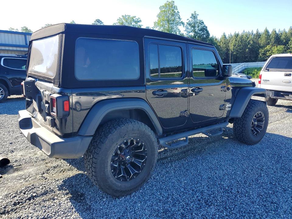 2021 Jeep Wrangler / VIN 1C4HJXDN7MW509701 COPART salvage auction — REAR END, Nc - Salvage Certificate Of Title, sold $625 on 2026-07-30 (photo 3)