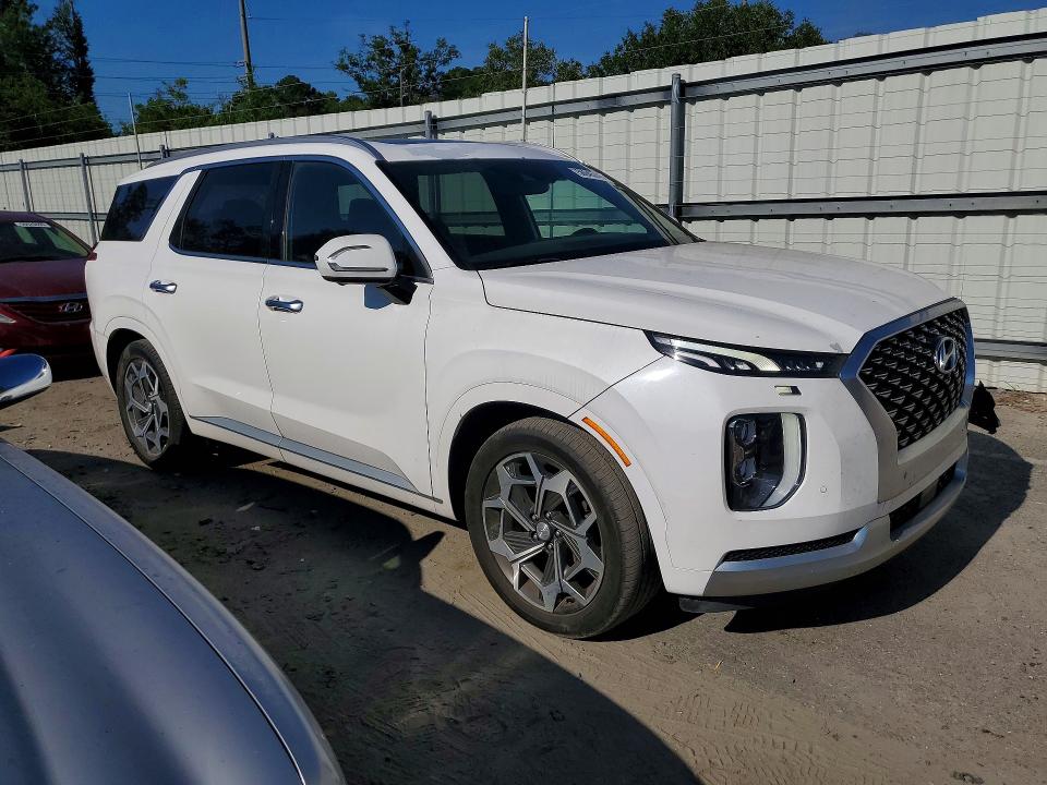 2021 Hyundai VIN KM8R74HE4MU262768 COPART salvage auction — FRONT END, Ga - Cert Of Title-Salvage, sold $5,700 on 2026-07-30 (photo 4)