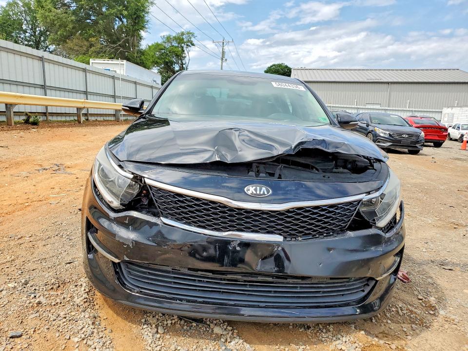 2018 Kia Optima VIN 5XXGT4L39JG185166 COPART salvage auction — FRONT END, VA - CERT OF TITLE - SALVAGE, sold $700 on 2026-07-24 (photo 5)