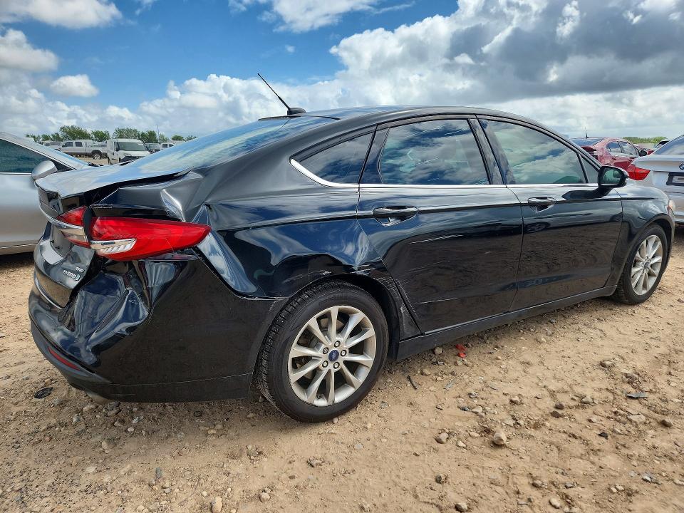 2017 Ford Fusion VIN 3FA6P0LU2HR246537 COPART salvage auction — REAR END, Tx - Salvage Vehicle Title, sold $1,450 on 2026-07-02 (photo 3)