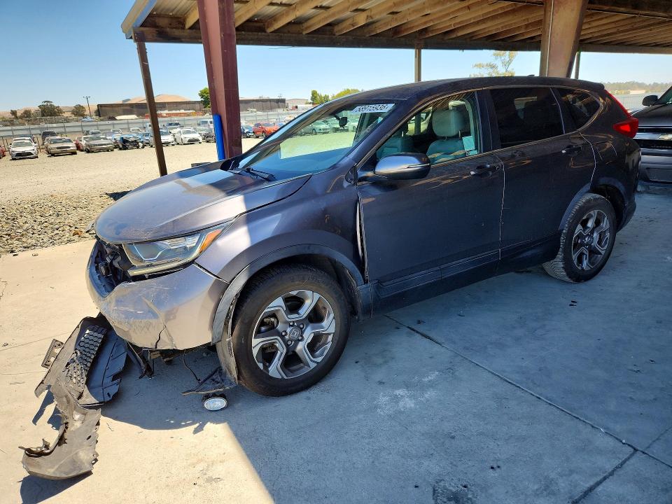 2019 Honda Cr-v VIN JHLRW2H54KX020119 COPART salvage auction — FRONT END, Ca - Salvage Certificate, sold $6,700 on 2026-07-02 (photo 1)