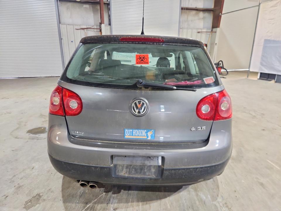 2008 Volkswagen Rabbit VIN WVWAB71K98W118659 COPART salvage auction — ALL OVER, CO - BILL OF SALE-PARTS ONLY, sold $400 on 2026-08-13 (photo 6)