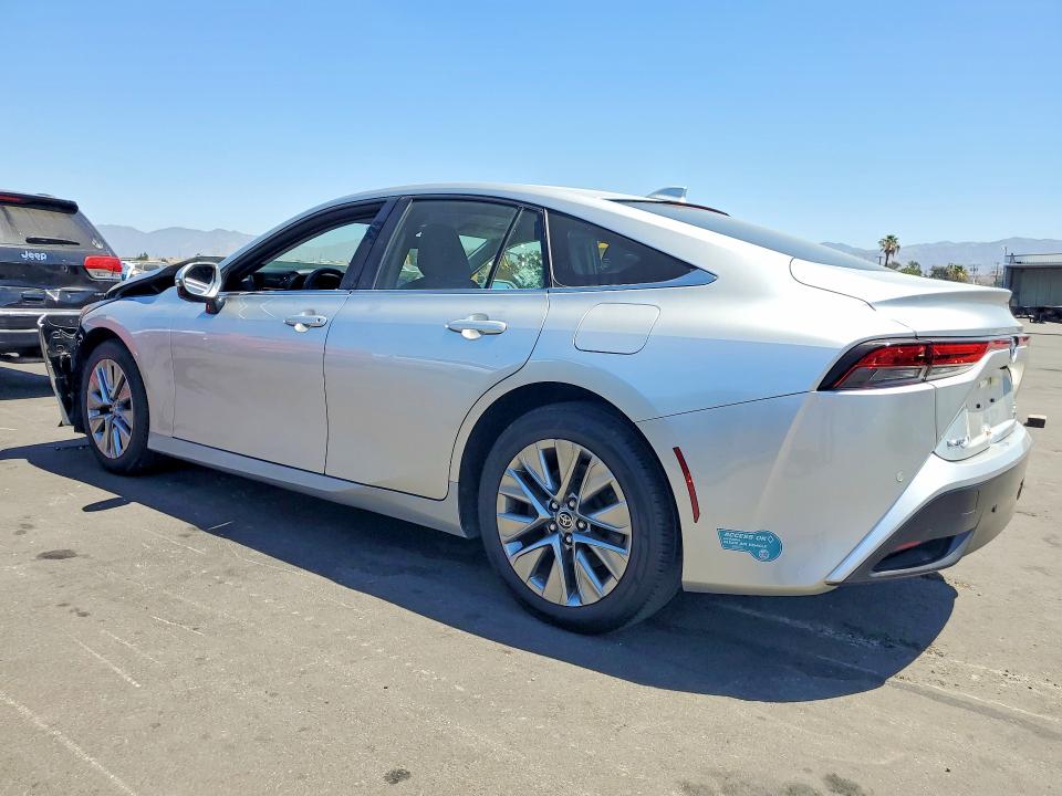 2024 Toyota Mirai VIN JTDAAAAA4RA011699 COPART salvage auction — FRONT END, Ca - Dis/Dlr/Exp Only Clean Title (P), sold $6,200 on 2026-07-08 (photo 2)