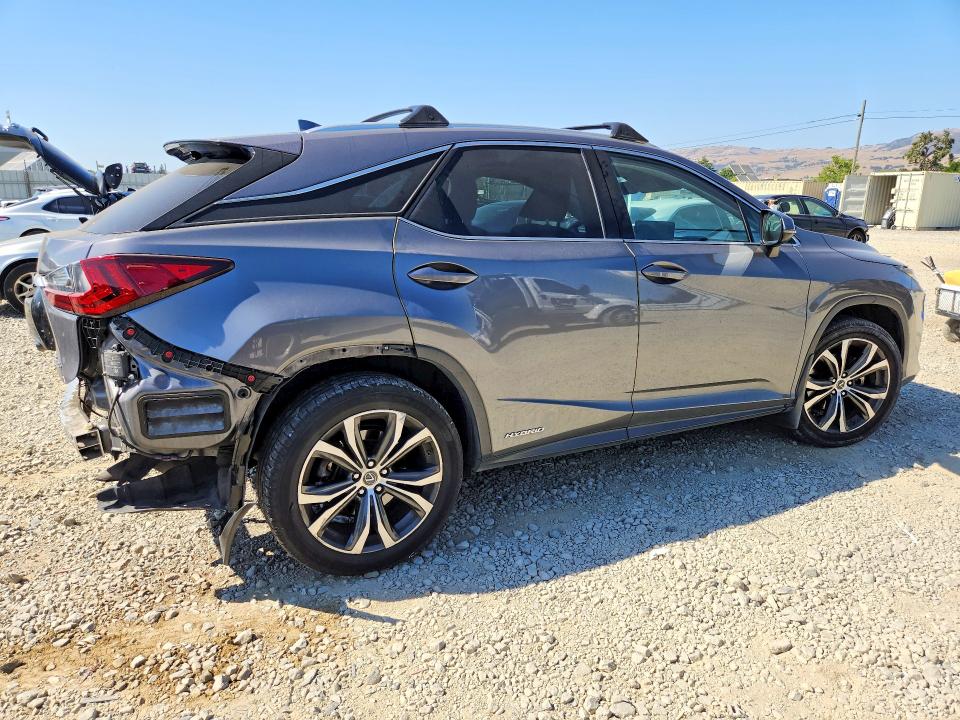 2020 Lexus Rx 450h VIN 2T2HGMDAXLC052590 COPART salvage auction — REAR END, Ca - Salvage Certificate, sold $9,900 on 2026-07-23 (photo 3)