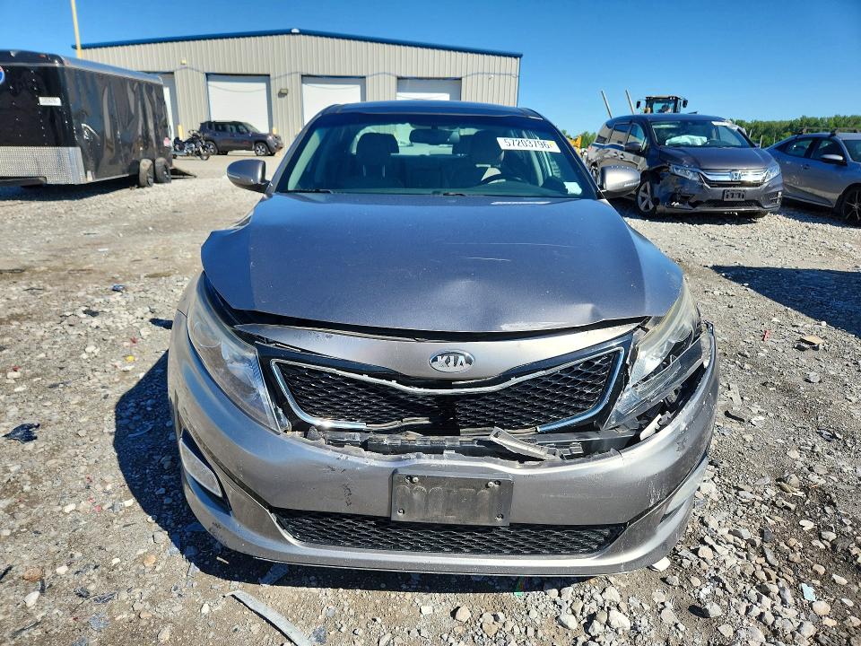 2015 Kia Optima VIN 5XXGN4A73FG352709 COPART salvage auction — FRONT END, IL - SALVAGE CERTIFICATE, sold $600 on 2026-07-27 (photo 5)