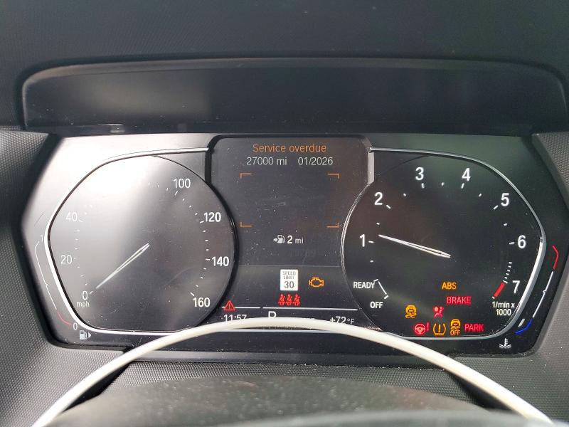 2021 BMW 2er VIN WBA73AK06M7H43249 COPART salvage auction — FRONT END, Il - Certificate Of Title (P), sold $9,700 on 2026-07-29 (photo 9)