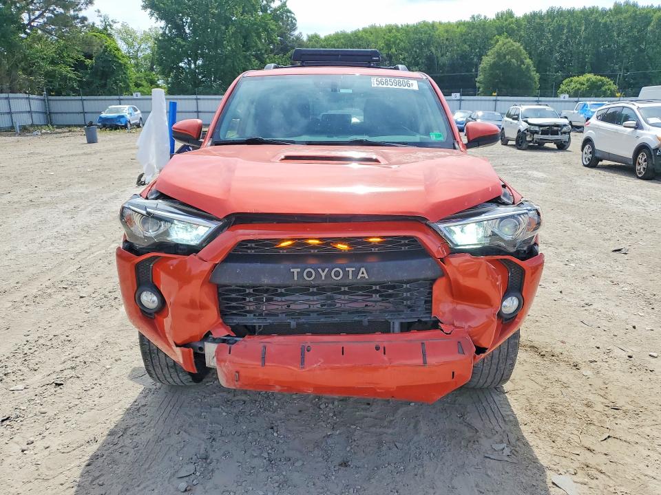 2015 Toyota 4runner VIN JTEBU5JR9F5232434 COPART salvage auction — FRONT END, Va - Cert Of Title - Salvage, sold $16,600 on 2026-07-28 (photo 5)