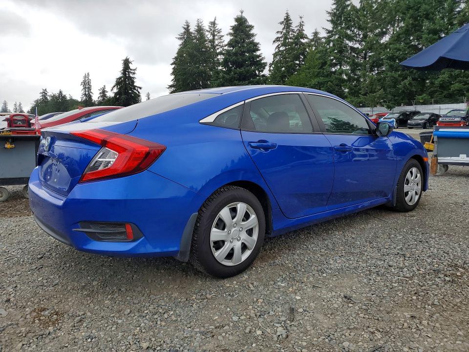 2018 Honda Civic VIN 19XFC2E5XJE007130 COPART salvage auction — SIDE, WA - BILL OF SALE, sold $4,200 on 2026-07-10 (photo 3)