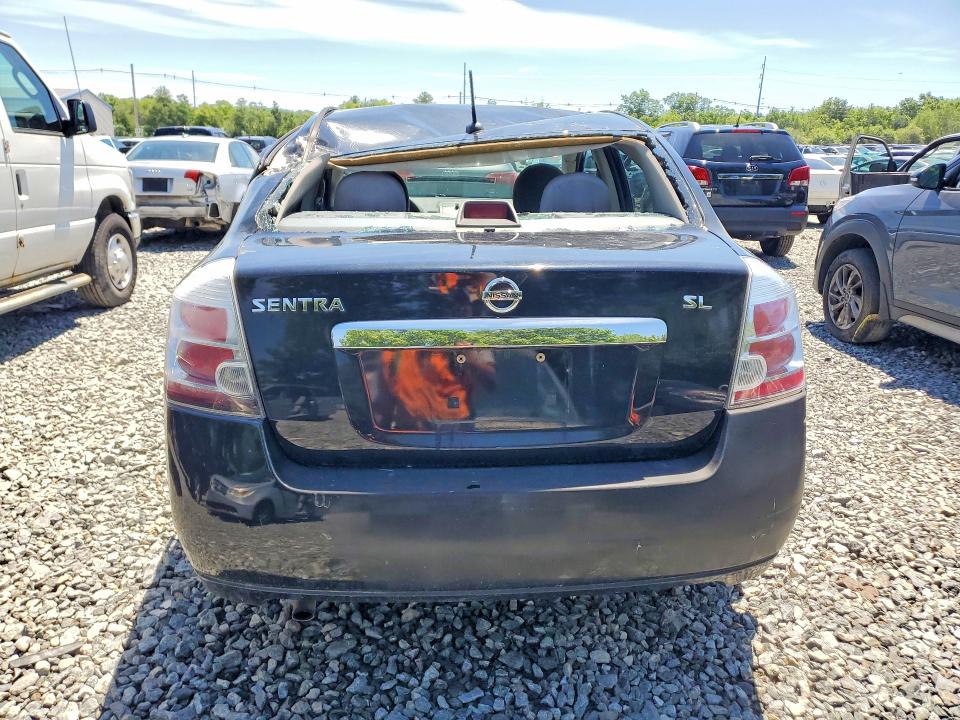 2010 Nissan Sentra VIN 3N1AB6AP5AL714758 COPART salvage auction — ROOF, Ma - Cert Of Title-Reconstrctd Coll, sold $375 on 2026-07-02 (photo 6)