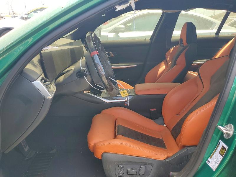 2024 BMW M3 VIN WBS33AY00RFT18587 COPART salvage auction — REAR END, Ca - Dis/Dlr/Exp Only Clean Title (P), sold $32,500 on 2026-07-27 (photo 7)