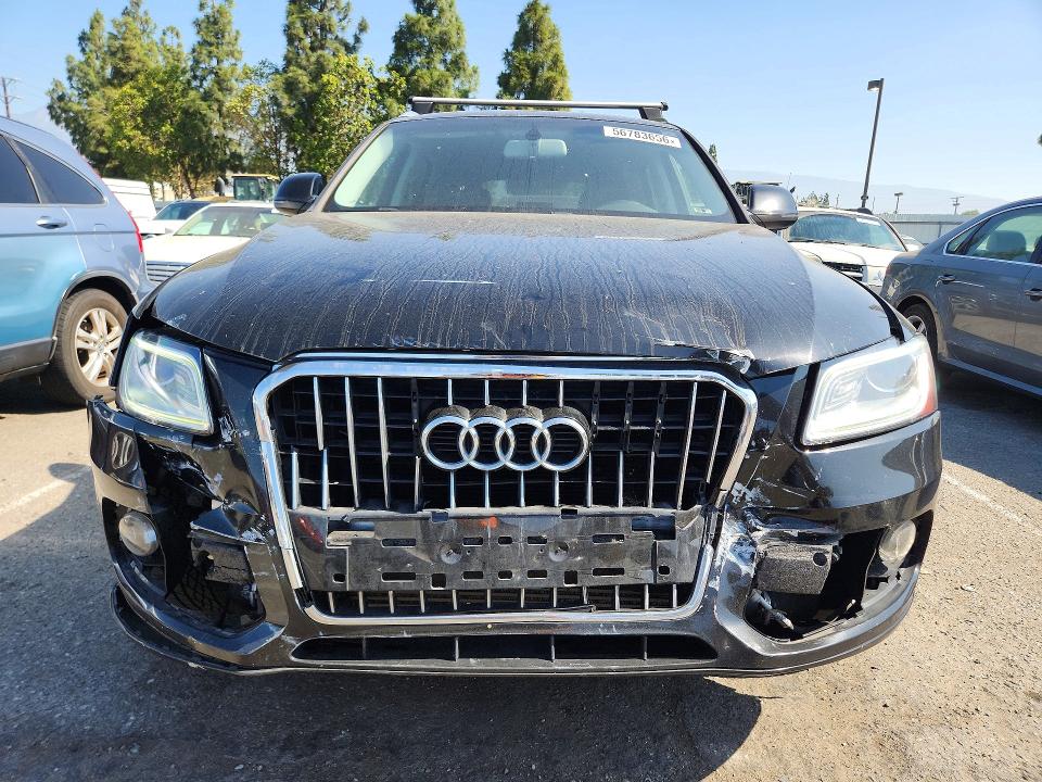 2014 Audi Q5 VIN WA1CFAFP0EA099145 COPART salvage auction — FRONT END, Ca - Salvage Certificate, sold $1,900 on 2026-07-28 (photo 5)