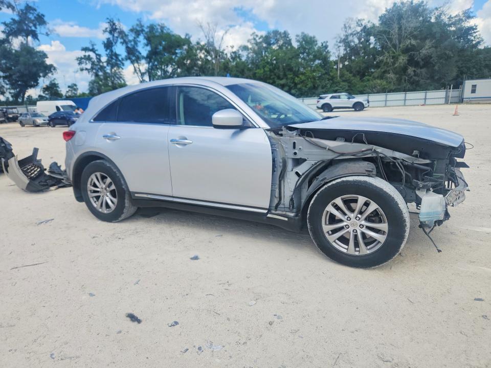2014 Infiniti Qx70 VIN JN8CS1MU3EM451082 COPART salvage auction — FRONT END, Fl - Cert Of Title Slvg Rebuildable, sold $1,100 on 2026-07-07 (photo 4)