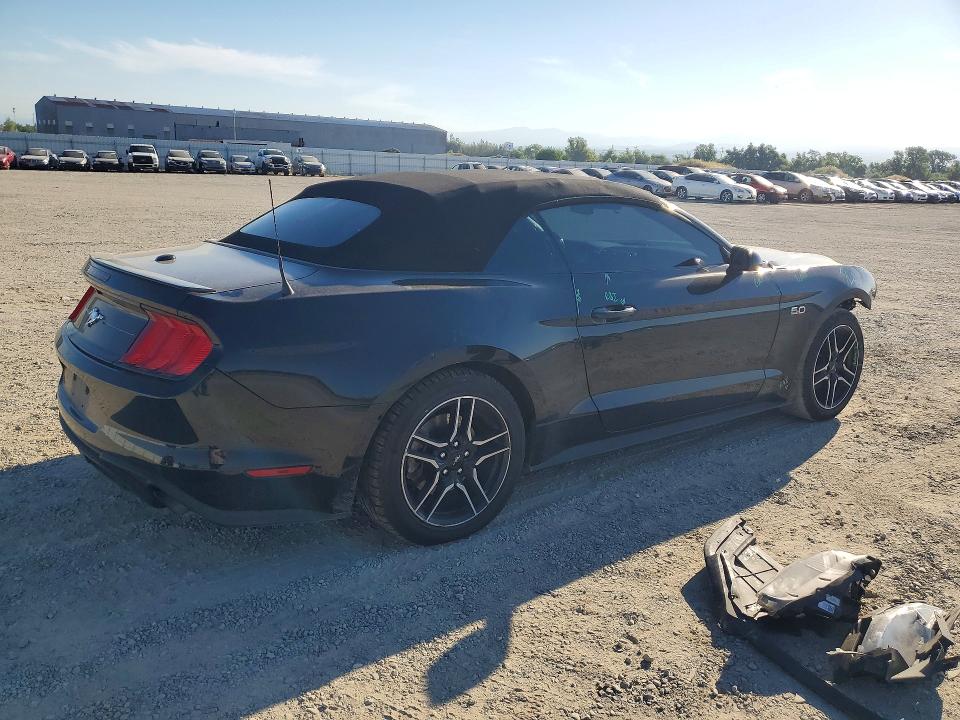 2022 Ford Mustang VIN 1FATP8UH5N5119976 COPART salvage auction — FRONT END, CA - SALVAGE CERTIFICATE, sold $4,250 on 2026-07-02 (photo 3)