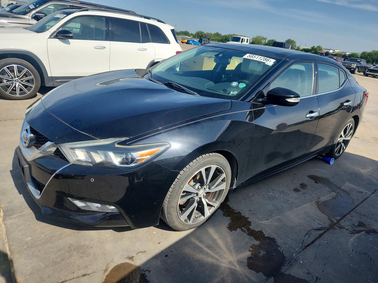 2017 Nissan Maxima VIN 1N4AA6AP8HC376851 COPART salvage auction — Front End, LA - CERTIFICATE OF TITLE, sold $2,500 on 2026-07-09 (photo 1)