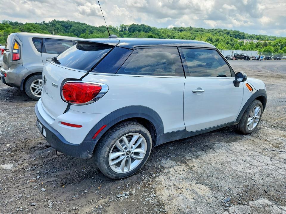2014 Mini Cooper VIN WMWSS1C58EWN94841 COPART salvage auction — REAR END, Pa - Certificate Of Salvage, sold $475 on 2026-07-10 (photo 3)