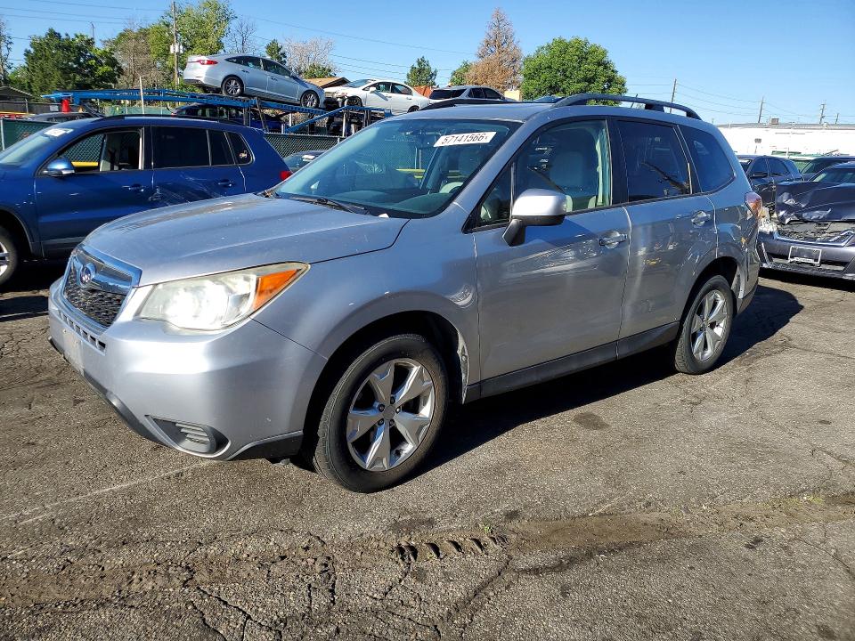 2014 Subaru Forester VIN JF2SJADC0EH482222 — COPART salvage auction photo