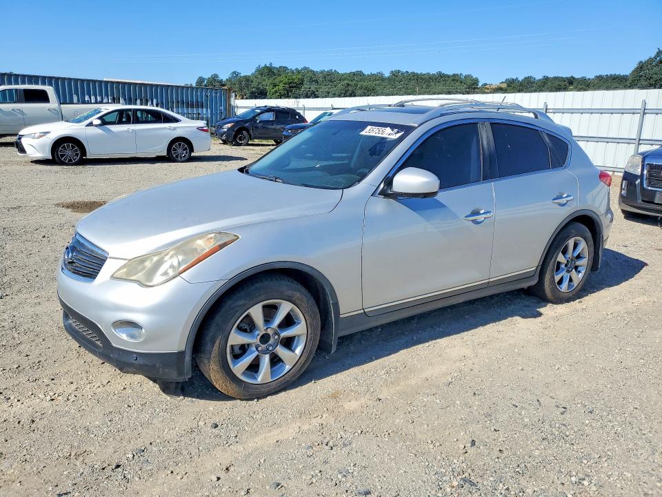 2009 Infiniti Ex35 VIN JNKAJ09E09M900188 COPART salvage auction — VANDALISM, CA - DIS/DLR/EXP LIEN PAPERS-SALV, sold $60 on 2026-07-31 (photo 1)
