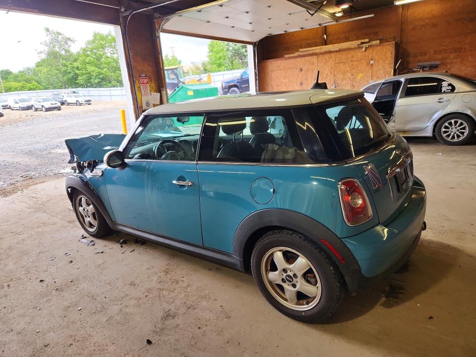 2010 Mini Cooper VIN WMWMF3C52ATZ23070 COPART salvage auction — FRONT END, PA - CERTIFICATE OF SALVAGE, sold $325 on 2026-07-02 (photo 2)