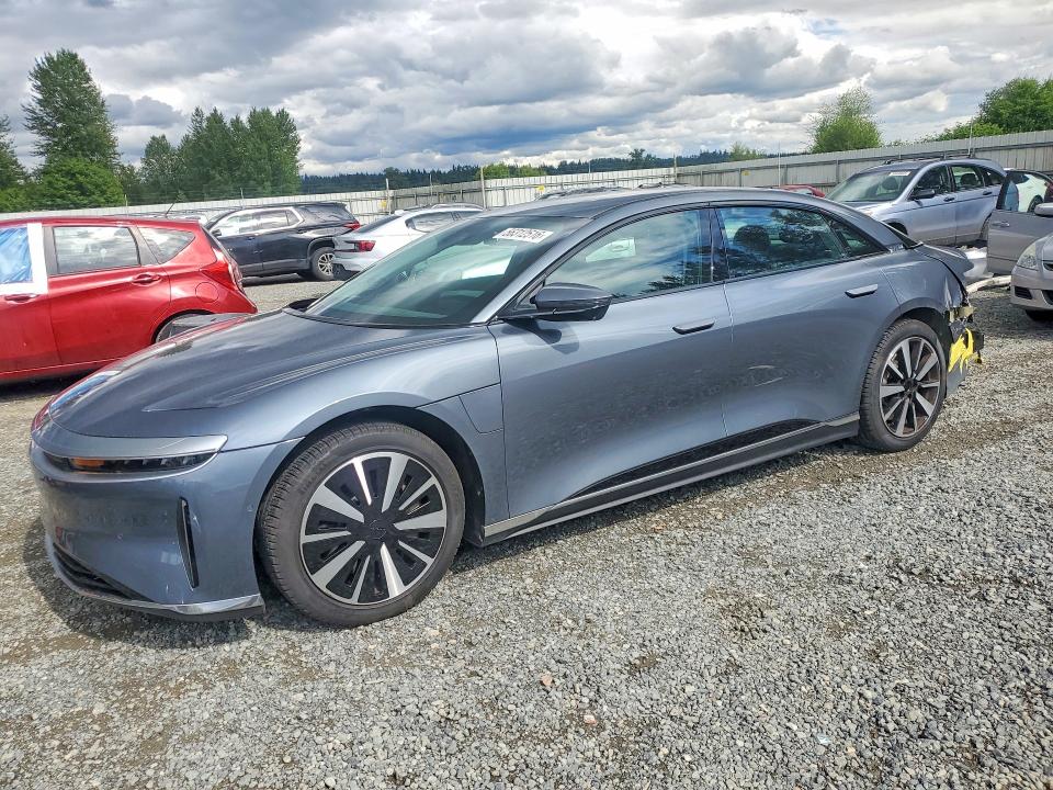2025 Lucid VIN 50EA1PGA7SA003818 COPART salvage auction — REAR END, Wa - Bill Of Sale, sold $20,900 on 2026-07-20 (photo 1)