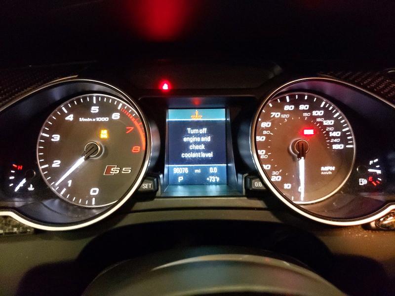 2015 Audi S5 VIN WAUCGAFRXFA060758 COPART salvage auction — FRONT END, Mn - Cert Of Title-Salvage, sold $1,900 on 2026-07-13 (photo 9)