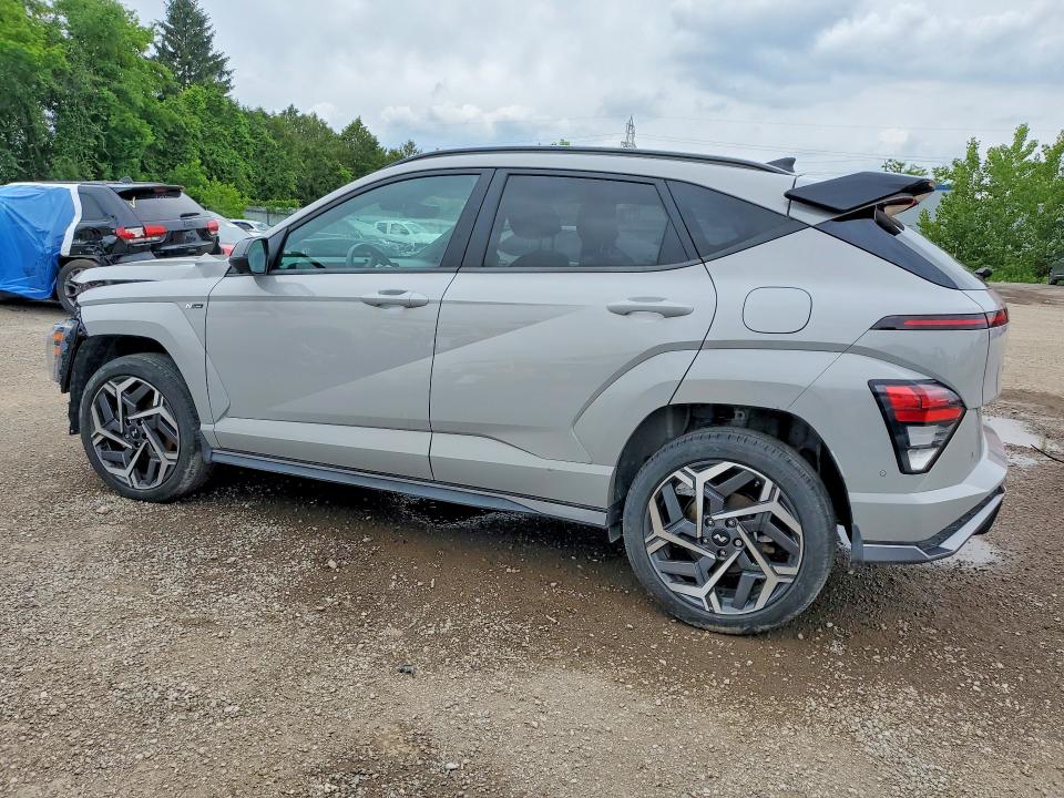 2024 Hyundai Kona VIN KM8HECA39RU038536 COPART salvage auction — FRONT END, On - Permit Salvage, sold $7,700 on 2026-07-28 (photo 2)