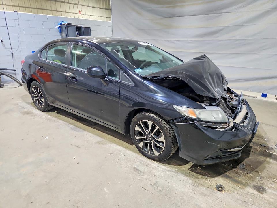 2013 Honda VIN 2HGFB2F87DH556029 COPART salvage auction — FRONT END, Ma - Cert Of Title-Reconstrctd Coll, sold $725 on 2026-07-02 (photo 4)