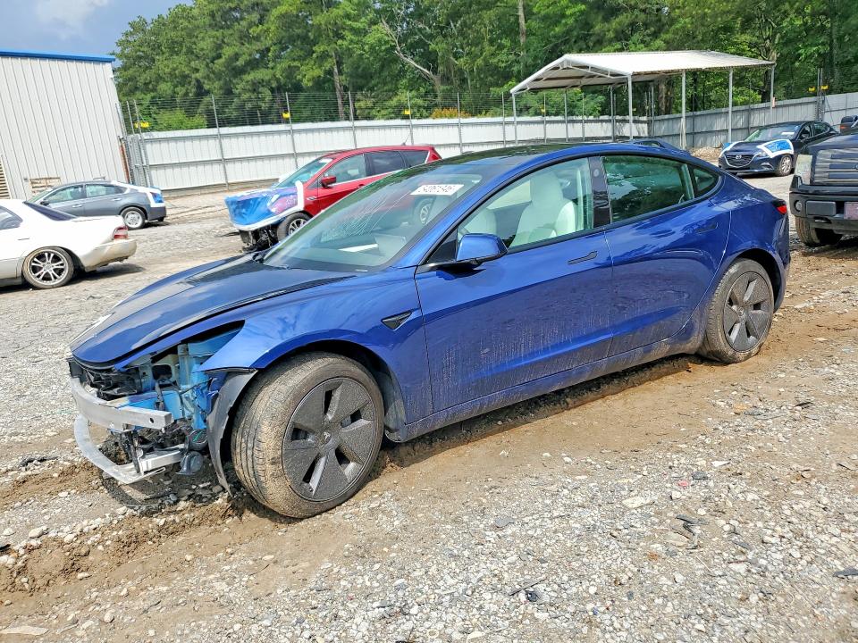 2021 Tesla Model 3 VIN 5YJ3E1EA8MF057088 COPART salvage auction — FRONT END, GA - CERT OF TITLE-SALVAGE, sold $6,600 on 2026-07-28 (photo 1)