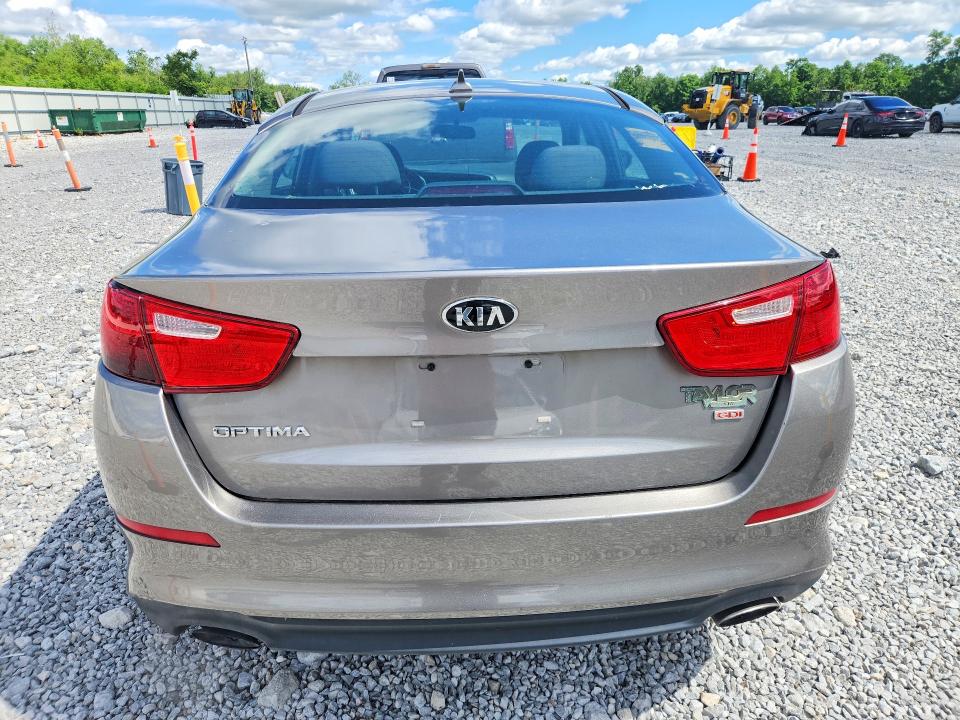 2015 Kia Optima VIN 5XXGM4A74FG491492 COPART salvage auction — MINOR DENT/SCRATCHES, Oh - Certificate Of Title, sold $850 on 2026-07-10 (photo 6)