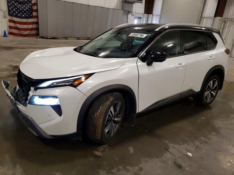 2024 Nissan Rogue VIN JN8BT3CB8RW439752 COPART salvage auction — FRONT END, Mn - Cert Of Title-Salvage, sold $7,300 on 2026-07-13 (photo 1)