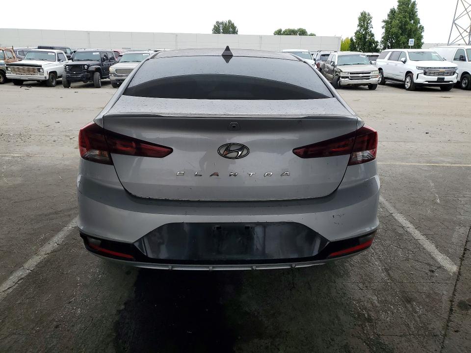 2019 Hyundai Elantra VIN KMHD84LF7KU767711 COPART salvage auction — VANDALISM, Ca - Dis/Dlr/Exp Only Clean Title (P), sold $2,200 on 2026-07-28 (photo 6)