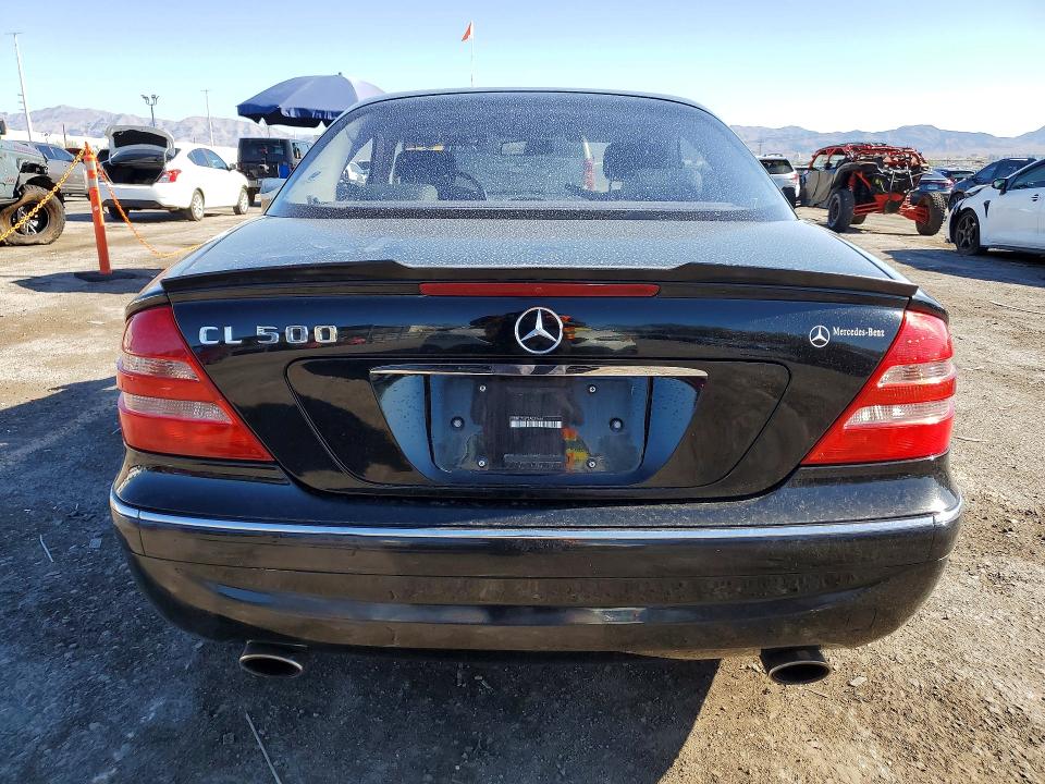 2002 Mercedes-benz Cl-klasse VIN WDBPJ75J72A029657 COPART salvage auction — FRONT END, Nv - Salvage Title, sold $125 on 2026-07-07 (photo 6)