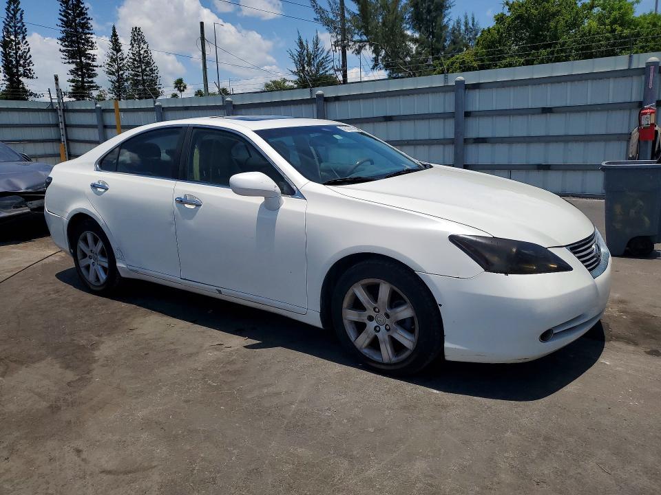 2008 Lexus ES VIN JTHBJ46G982184306 COPART salvage auction — SIDE, Fl - Cert Of Title Slvg Rebuildable, sold $550 on 2026-07-13 (photo 4)