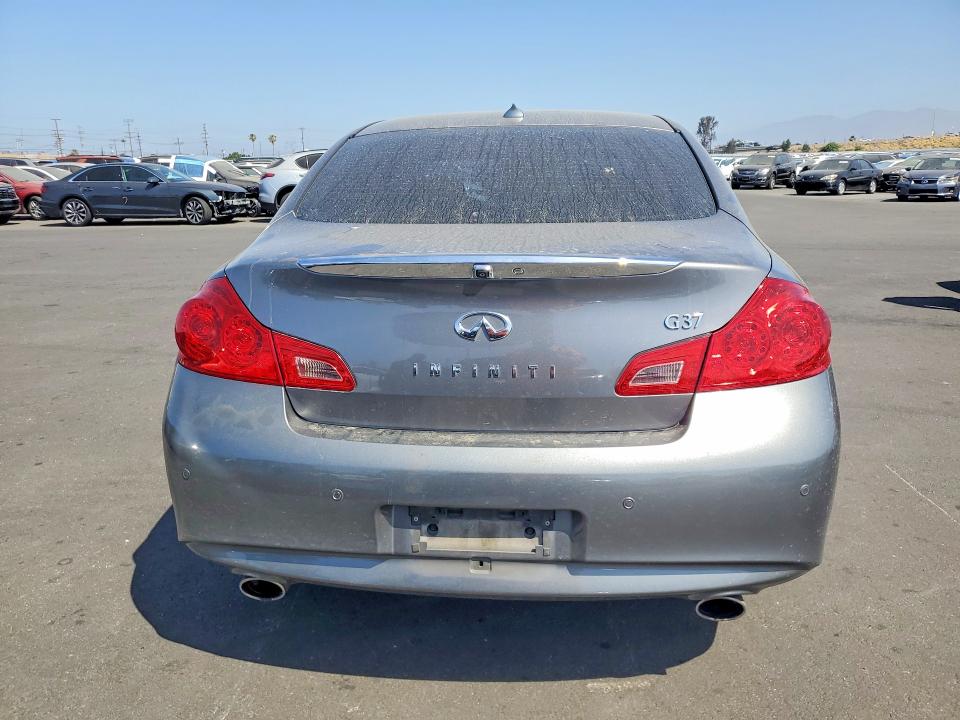 2013 Infiniti VIN JN1CV6AP5DM726175 COPART salvage auction — FRONT END, Ca - Salvage Certificate, sold $950 on 2026-07-20 (photo 6)